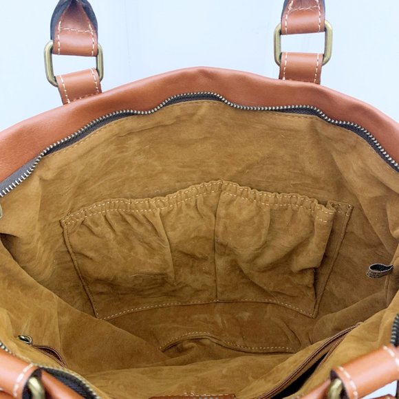 Patricia Nash Tan Carducci Heritage Collection Tote Bag - Picture 7 of 11